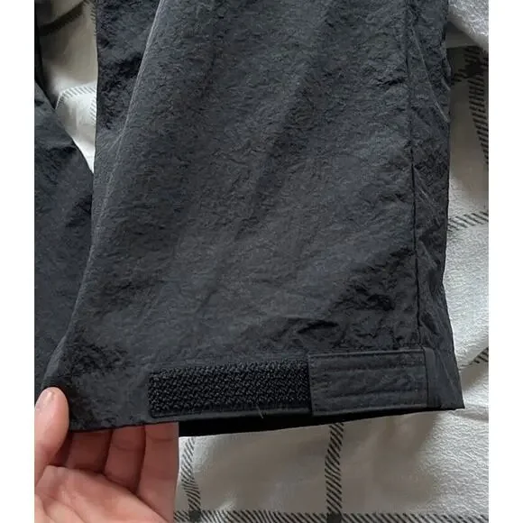NWT Acne Studios FW24 Crinkle Nylon Regular Fit Trousers Men’s L Face Logo $350